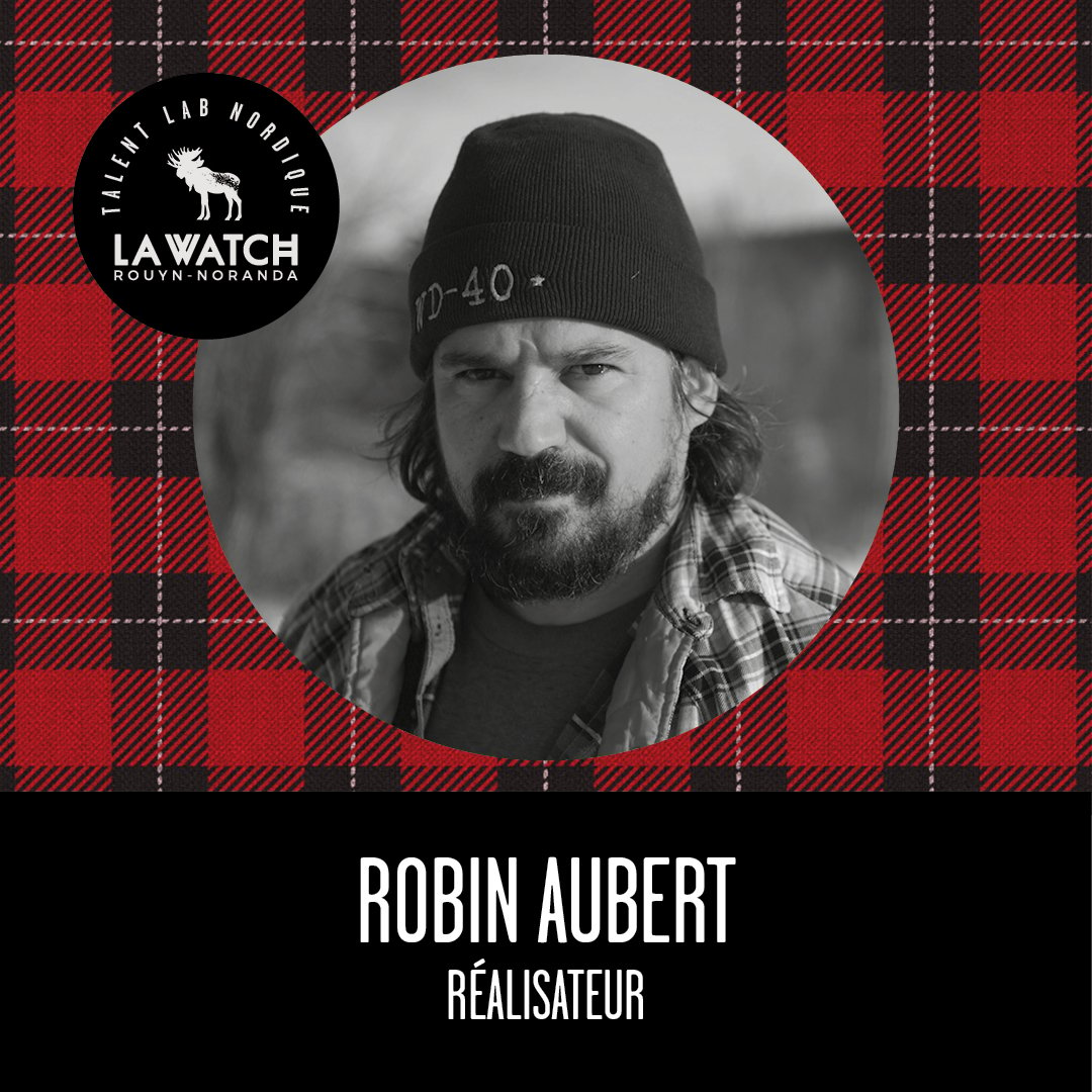 Robin Aubert est un réalisateur à la  classe des maîtres cinématographique en Abitibi-Témiscamingue, lors du Festival du cinéma international en Abitibi-Témiscamingue.